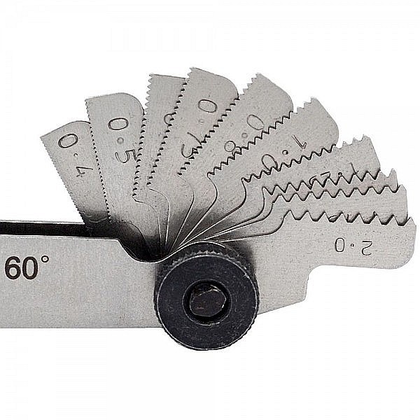 Lere pentru filete 12 lame US 60° UNC 4 - 64 Gang /t.p.i. [4]