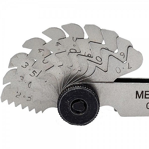 Lere pentru filete 28 lame WHITWORTH 55° domeniu 4 - 62 Gang /t.p.i. [3]