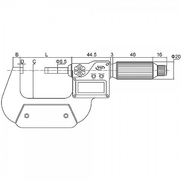 Micrometru digital de exterior 25-50mm x 0.001mm cu protectie IP65 [5]