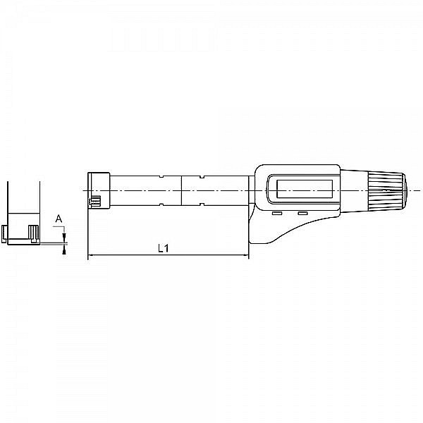 Micrometru digital de interior 16-20 mm cu 3 puncte de contact IP54 [5]