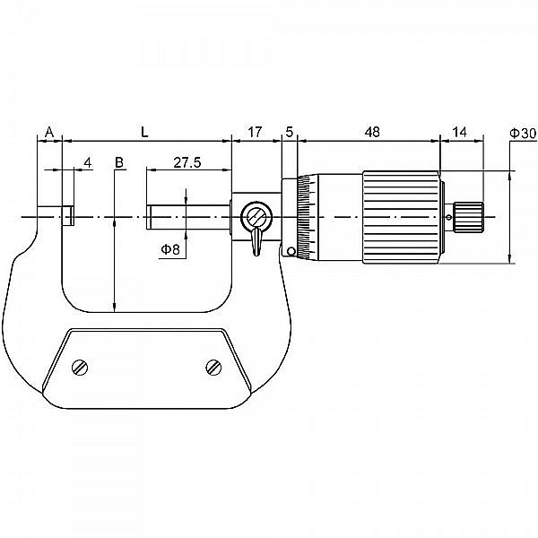 Micrometru mecanic de exterior 0-25 mm 1 milimetru pe 1 tur [5]