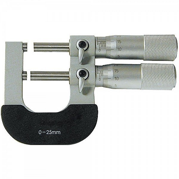 Micrometru mecanic de exterior 0-25 mm trece - nu trece [2]