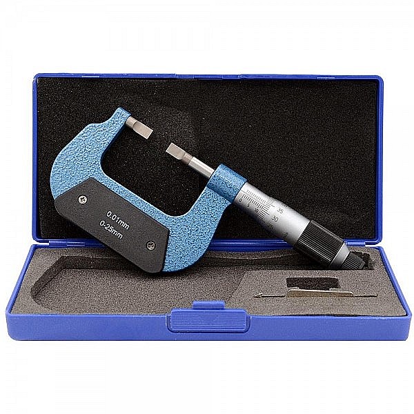 Micrometru mecanic de exterior 25-50 mm pentru sloturi si caneluri [4]