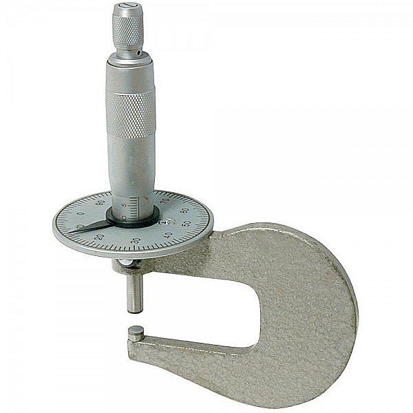 Micrometru mecanic de exterior cu disc gradat 0-15mm potcoava 100mm [1]
