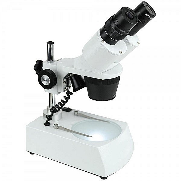 Microscop industrial stereo biocular x20 si x40 cu iluminare LED [2]