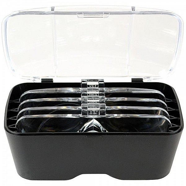 Ochelari cu 5 lentile interschimbabile tip lupa si iluminare LED [2]