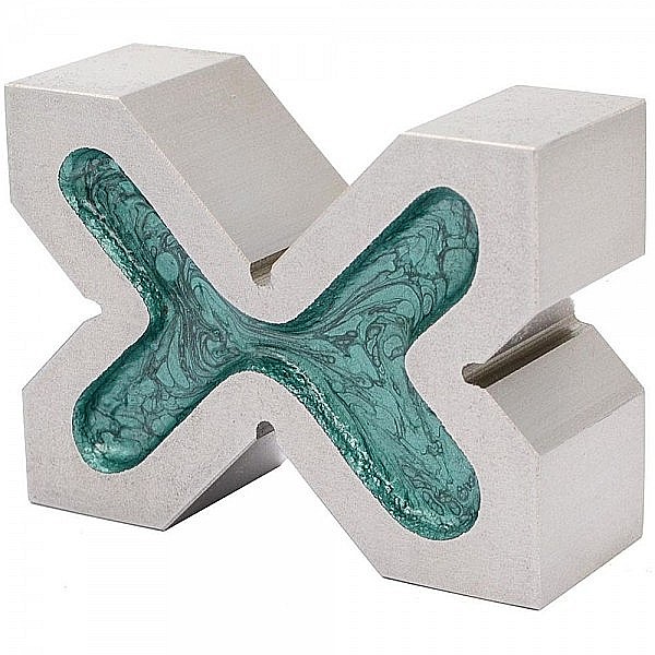 Pereche de suporti prismatici 100 x 100 x 30 mm [3]