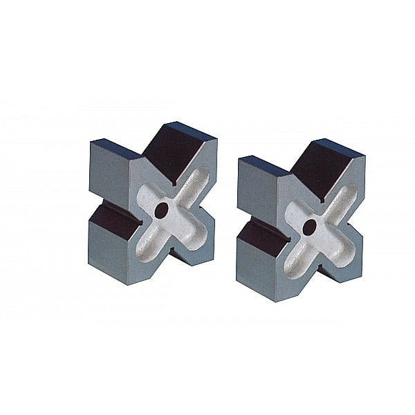Pereche de suporti prismatici din fonta 200 x 200 x 100 mm clasa 1 [1]