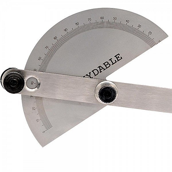 Raportor identat decalat 0°-90°-0° cu rigla 240mm [3]