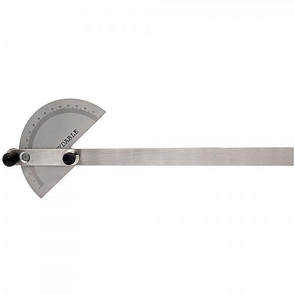 Raportor identat decalat 0°-90°-0° cu rigla 240mm [2]