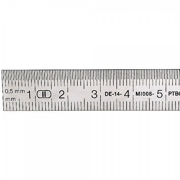 Rigla flexibila din INOX cromat mat 100 mm clasa 2 [3]