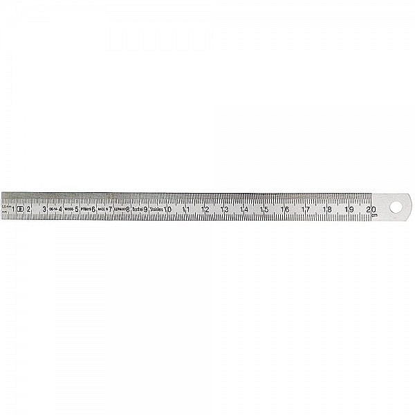 Rigla flexibila din INOX cromat mat 250 mm clasa 2 [2]