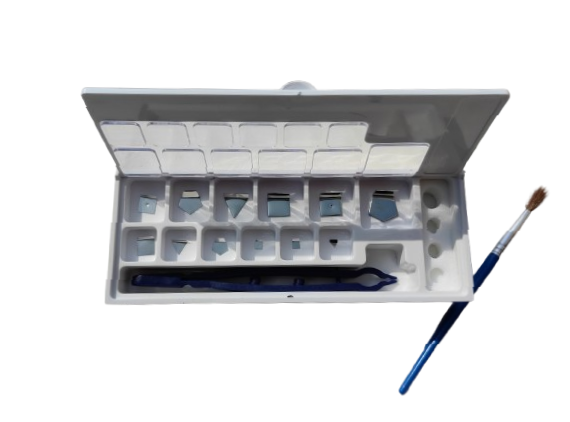 Set 12 greutati inox cantarire sau calibrare de la 1mg la 500mg [2]