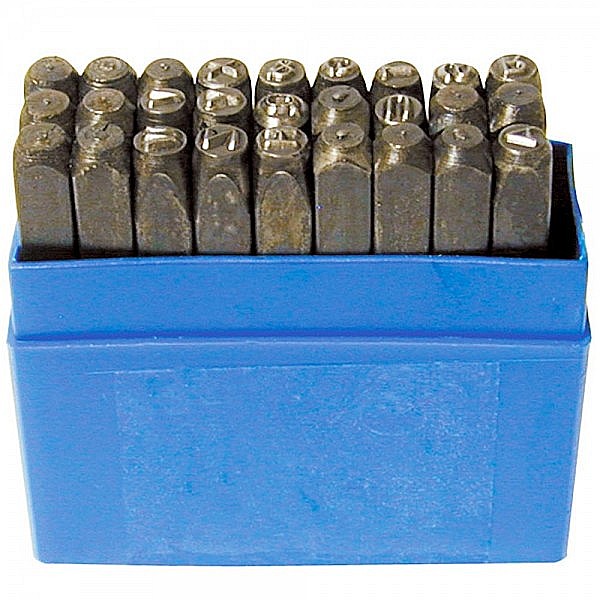 Set 26 poansoane litere 2 mm 50-55 HRC DIN 1451 [1]