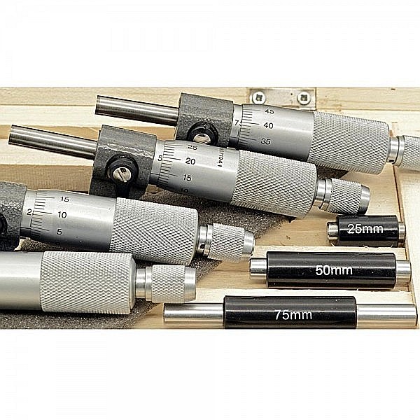 Set 4 micrometre mecanice de exterior capacitate de la 0 la 100 mm [3]