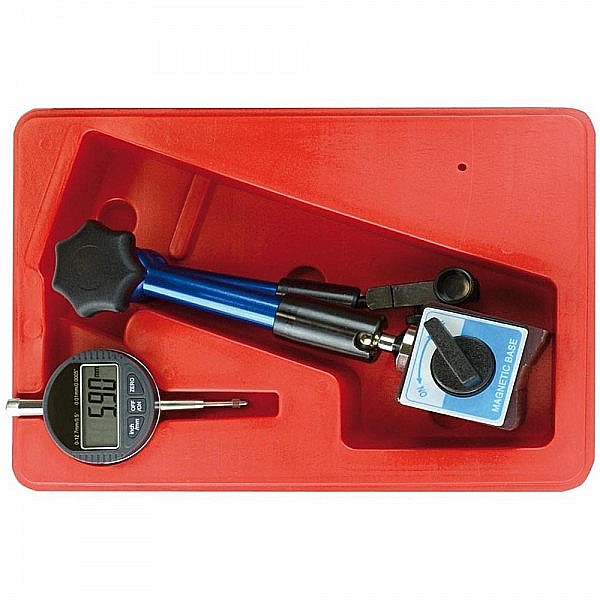 Set ceas comparator digital cursa 12mm citire 0.01mm cu suport hidraulic magnetic 80Kgf [6]