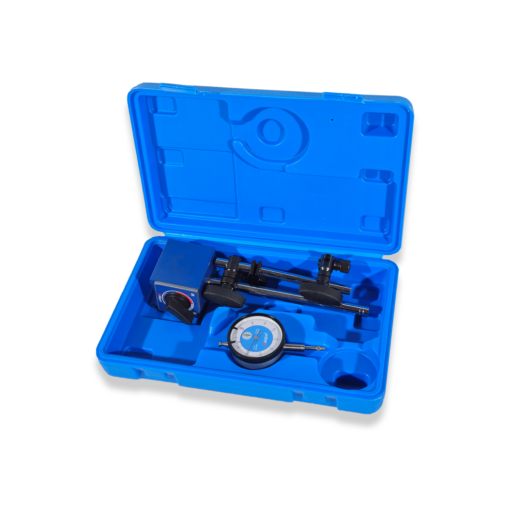 Set ceas comparator mecanic cursa 10mm citire 0.01mm cu suport magnetic 60Kgf Dasqua [2]