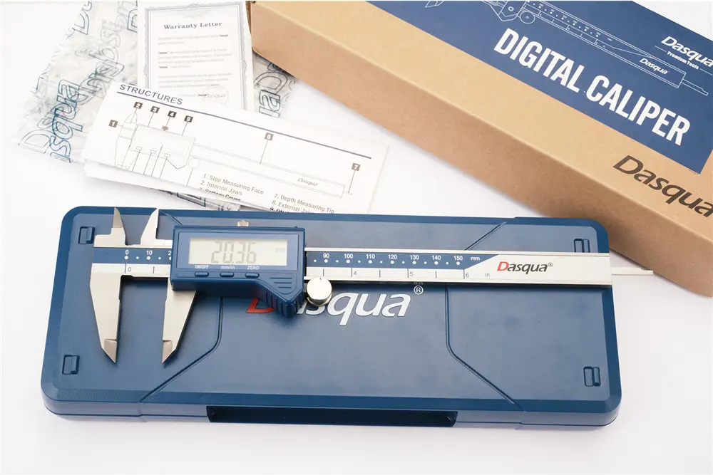 Subler digital cu falci incrucisate Dasqua 0-200 mm x 50 mm x 0.01 mm [2]