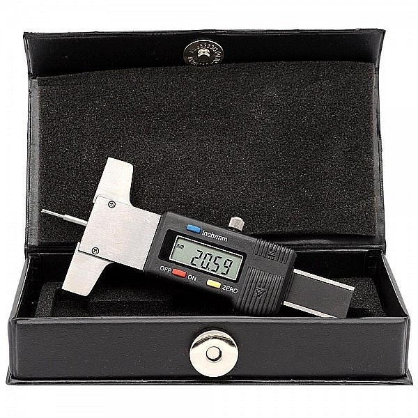 Subler digital de adancime 0-25 mm citire 0.01 mm tija rotunda fina [4]