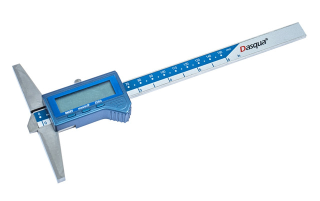 Subler digital de adancime Dasqua 0-300mm x 150mm x 0.01mm cu protectie IP54 [1]