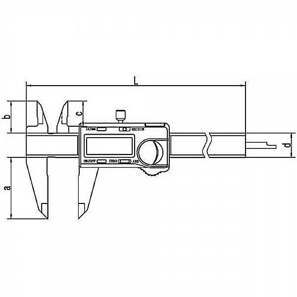 Subler digital metalic cu falci incrucisate eXpert 0-300mm x 60mm x 0.01mm [5]