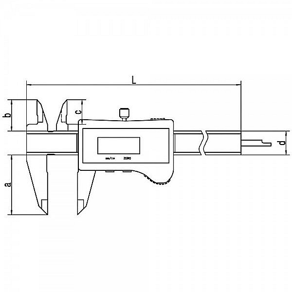 Subler digital solar cu falci incrucisate 0-150mm x 40mm x 0.01mm [2]