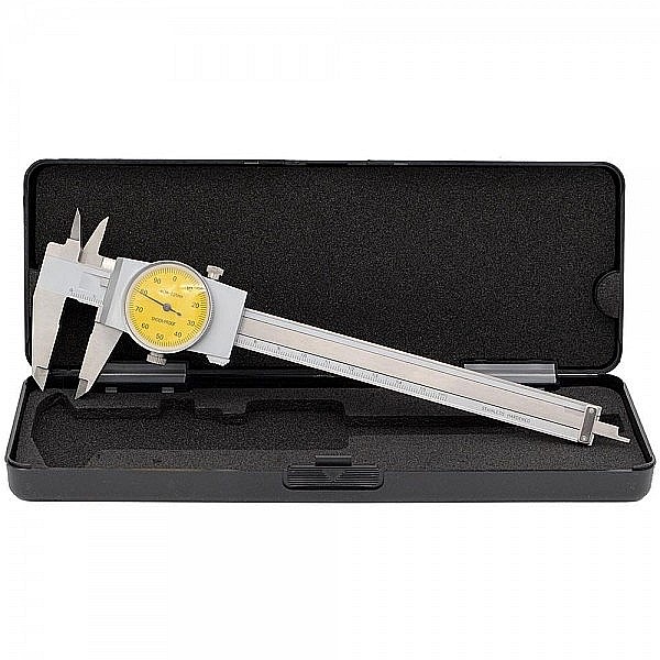 Subler mecanic cu cadran 1 mm pe rotatie domeniu 0-200mm citire 0.01mm [3]