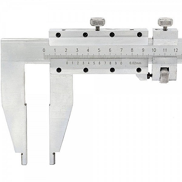 Subler mecanic cu falci lungi ECO 0-300mm x 80mm citire 0.02mm si reglaj fin [2]