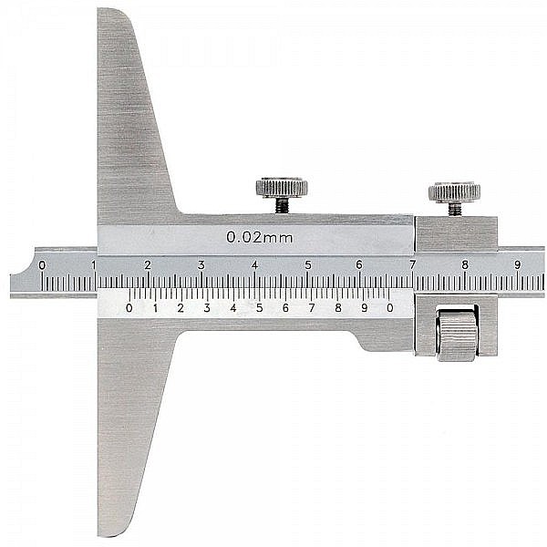 Subler mecanic de adancime 300mm x 100mm x 0.02mm cu reglaj fin [3]