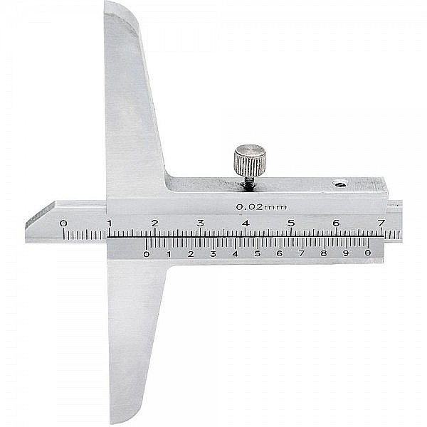 Subler mecanic de adancime inox 200mm x 100mm x 0.02mm [4]