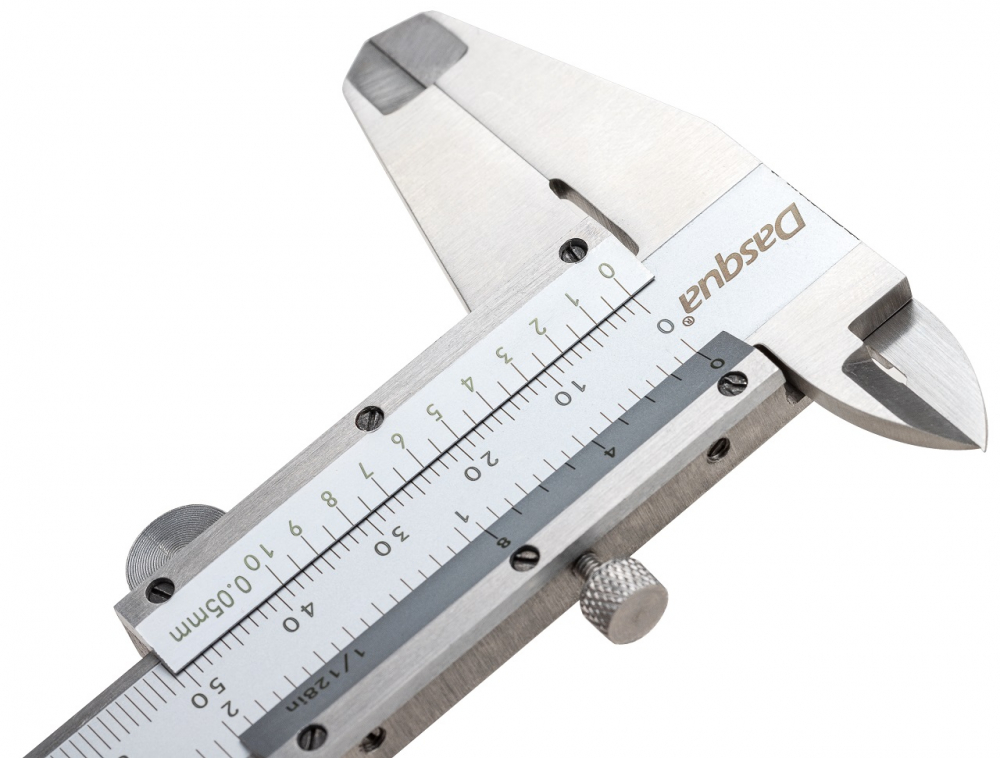 Subler mecanic profesional Dasqua cu ciocuri incrucisate 150mm x 40mm x 0.05mm [5]