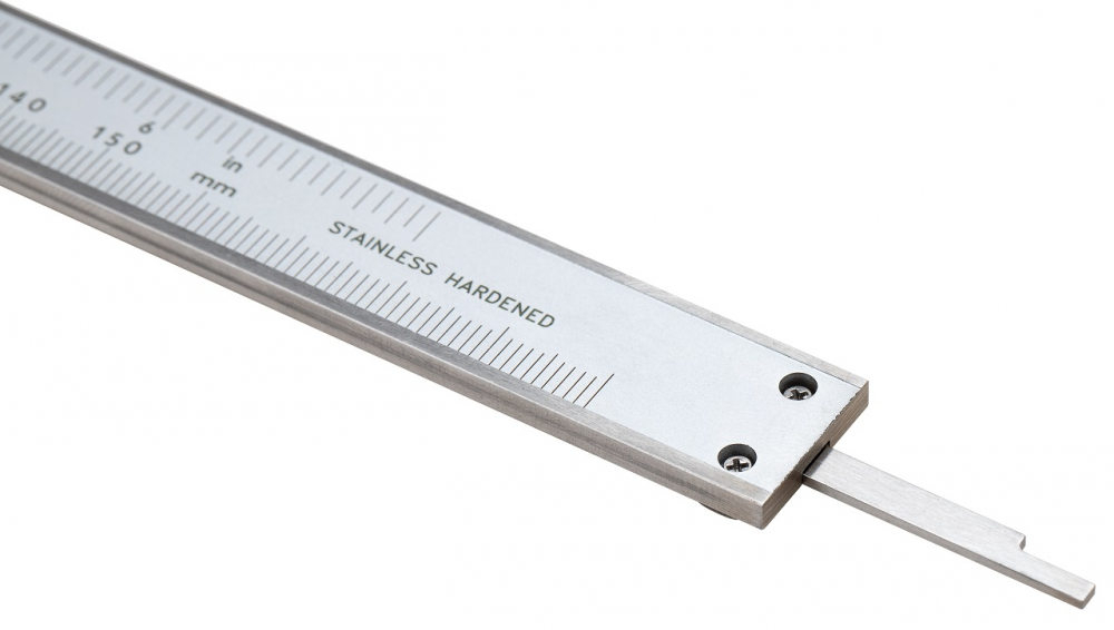 Subler mecanic profesional Dasqua cu ciocuri incrucisate 150mm x 40mm x 0.05mm [3]