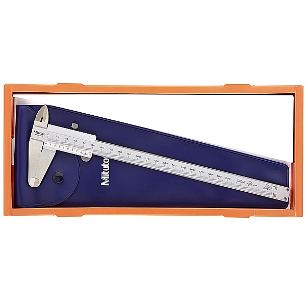 Subler mecanic profesional Mitutoyo® cu ciocuri superioare incrucisate 0 - 200 x 0.02 mm [2]