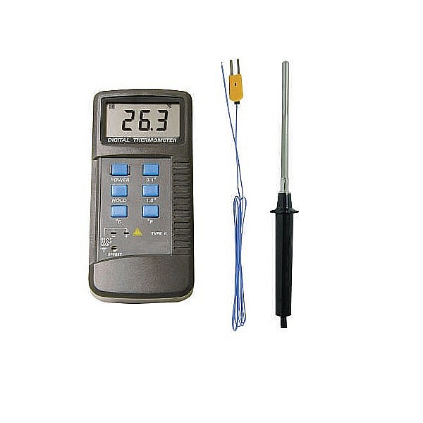 Termometru profesional digital TM6801B cu termocuplu Tip K + sonda rigida [1]