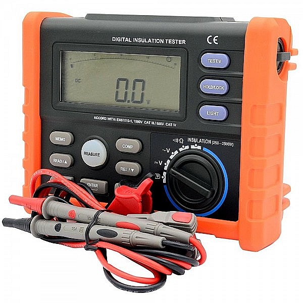 Tester izolatie rezistenta 0.01MΩ - 100GΩ tensiune 250V - 2500V si Multimetru [1]