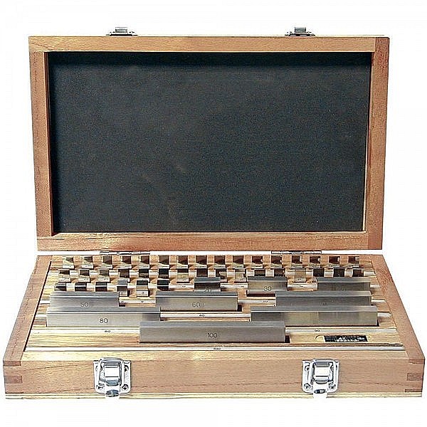 Trusa set cale plan paralele din otel 32 piese 1.005 - 50 mm clasa 1 DIN 861/I [1]