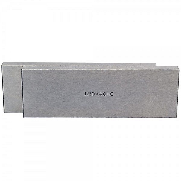 Trusa set cale plan paralele din otel pentru frezare 14 piese 120 x 8 mm inaltime 10 - 40 mm [3]