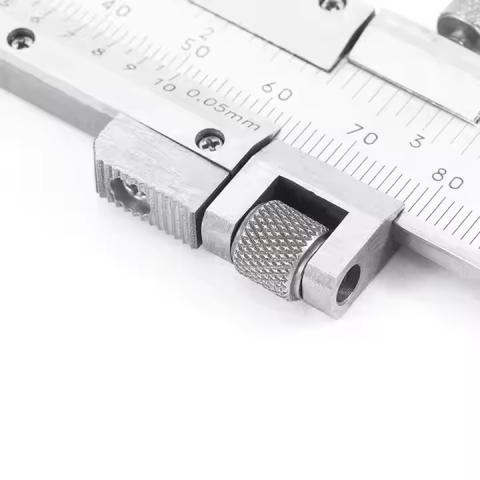 Subler mecanic profesional Dasqua cu falci incrucisate 0 - 180mm x 50mm x 0.05mm citire si reglaj fin [5]