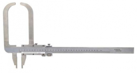Sublere mecanice - Subler mecanic cu falcile superioare in bucla 0 - 300 x 0.02 mm citire