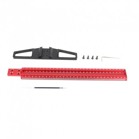 Rigla triunghiulara tamplarie 500 mm cu 0.1 citire [3]