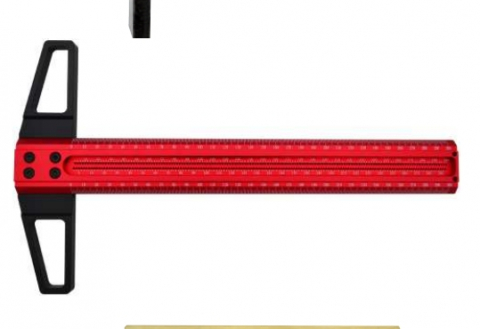 Rigle profesionale - Rigla triunghiulara tamplarie 500 mm cu 0.1 citire