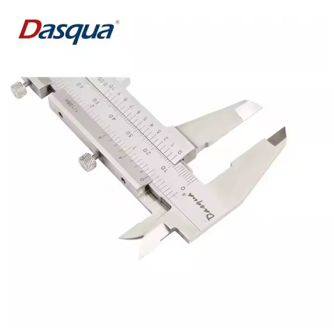 Subler mecanic profesional Dasqua cu falci incrucisate 0 - 180mm x 50mm x 0.05mm citire si reglaj fin [3]