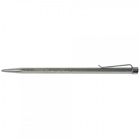 Instrumente marcare si trasaj - Ac de trasat cu corp metalic tip stilou cu clips 150 mm si varf de carbura