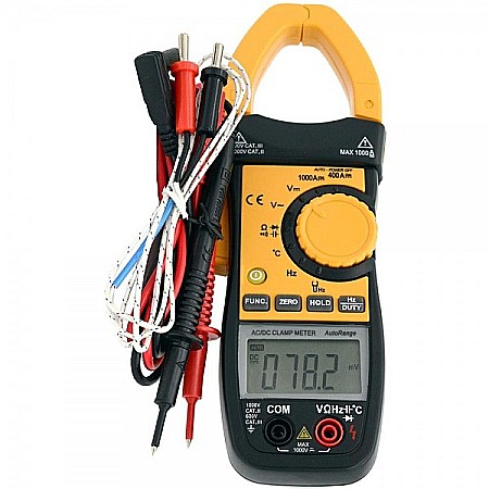 Aparate de masura si control - Ampermetru tip cleste AC si DC 1000A CAT III 600V CAT II 1000V
