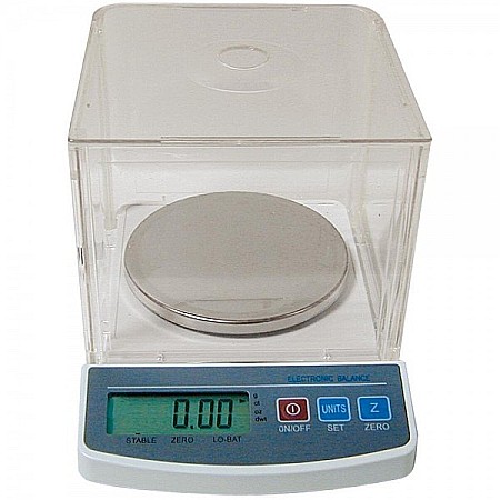 Cantare industriale - Balanta de precizie capacitate 150 g rezolutie 0.01 g cu capac de protectie