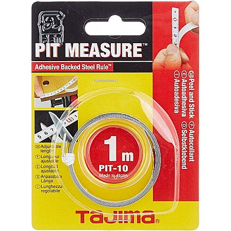 Banda Tajima rigla din otel gradata adeziva pentru masurat 2000 mm [1]