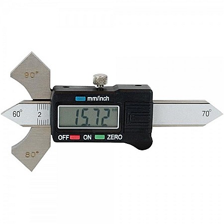 Calibre - Calibru digital pentru verificarea sudurilor unghiuri 60°, 70°, 80°, 90° citire 0.01mm