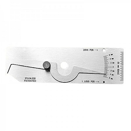 Calibre - Calibru indicator sablon pentru sudura domeniu 0-6 mm