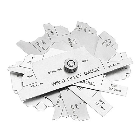 Calibre - Calibru sudura cu 7 lame domeniu 3,2-25,4 mm