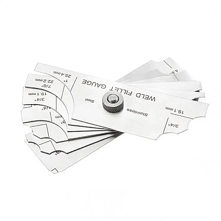 Calibru sudura cu 7 lame domeniu 3,2-25,4 mm [3]